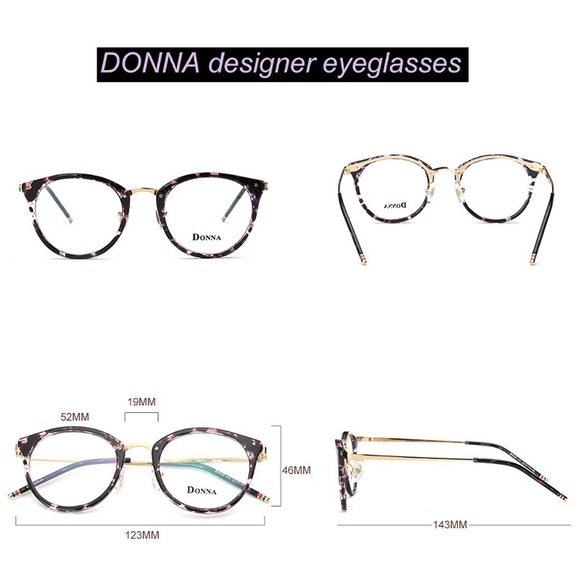 DONNA Purple Cat Eye Blue Light Blocking Glasses - Picture 4 of 4